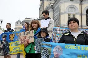 Dont Stay Silent! Captivity Kills rally in Kyiv
